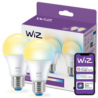 LED Lampen 2x E27 A60 8W = 60W 2700-6500K SMART WiFi WiZ