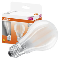 2x LED Lampen E27 A60 7W = 60W 806lm 2700K Wärme 300° Filament OSRAM STAR