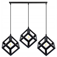 TALUS Decke Pendelleuchte Geometrischer Pendelwürfel für LED 3x E27 LUMILED