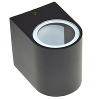 Garten Wandlampe Außenlampe GU10 Schwarz