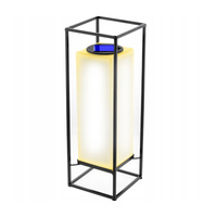 LED Solarlampe Outdoor Garten Standlaterne 3000K IP44 38cm Dämmerungssensor