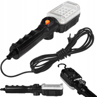 Werkstatt-LED-Lampe 230V 12W 960lm Magnethaken an 5m Kabel