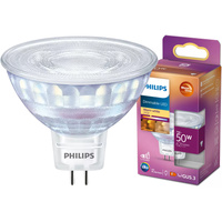 Halogen-LED Leuchtmittel GU5,3 MR16 7W = 50W 700lm 2700 Warm 36° PHILIPS Dimmbar
