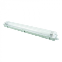 IP65 IP65 staubdichte LED T8 2x G13 60cm mit FULL PLATE Ecolight Blechleuchte