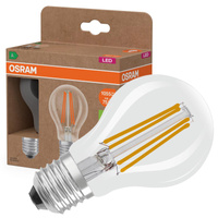 2x LED-Lampe A60 E27 5W = 75W 1055lm 2700K Warm 300° Glühfaden CLASSIC ENERGY EFFICIENCY Osram