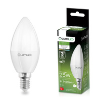 LED Lampen E14, Kerzenform Lampe B35 2.5W = 25W 249lm 180° 4000K neutral LUMILED
