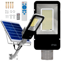 LED Solar Straßenlaterne 800W 6500K Laterne mit Halterung und Fernbedienung
