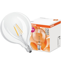 E27 G125 LED Lampen 4W = 40W 470lm 2700K Warm 300° OSRAM Retrofit Filament