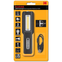LED-Taschenlampe multifunktional wiederaufladbar USB-Taschenlampe vielseitig einsetzbar 150lm IP62 KODAK