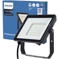 LED-Flutlicht-Reflektor 30W 2850lm 6500K IP65 Schwarz ProjectLine Philips