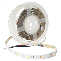 LED-Streifen SMD 5050 14.4W/m 60LED/m 12V 2700-6500K Mehrfarbig RGB + variable CCT IP63 Rolle 5m Ecolight