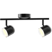 Decken-/Wandleuchte verstellbar 8,4W LED RAWI 2 schwarz 3000K GOLDLUX (Polux)