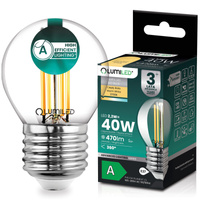 LED-Lampe E27 Kugel P45 2,2W 470lm = 40W 2700K warmweiß 360° Filament Energieklasse A LUMILED