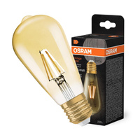 LED Lampen E27 ST64 4W = 35W 410lm 2400K Warm 300° Glühfaden OSRAM Vintage 1906