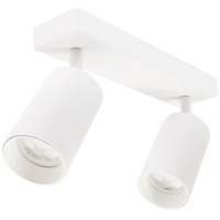 QUALIS SPOT Deckenleuchte Reflektor Halogenleuchte 2xGU10Weiß