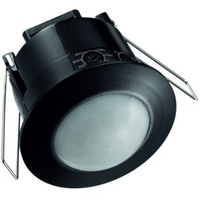 PIR-Bewegungs- und Dämmerungssensor Einbau 360° 6 m Innenbereich Schwarz