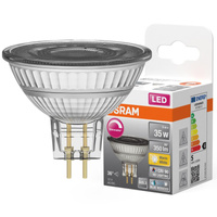 LED Leuchtmittel GU5,3 MR16 5W = 35W 350lm 2700K Warm 36° CRI90 12V OSRAM SUPERSTAR+ Dimmbar