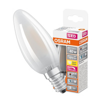 LED Leuchtmittel E14 B35 3,4W = 40W 470lm 2700K Warm 300° CRI90 Filament OSRAM SUPERSTAR+ Dimmbar