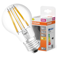 LED Leuchtmittel E27 A60 CL 11W = 100W 1521lm 2700K Warm 300° OSRAM STAR Filament