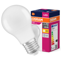 LED-Lampe A60 E27 4.9W = 40W 470lm 2700K Warm 150° VALUE CLASSIC Osram