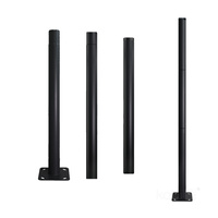 SG 3m Fi 60mm Schwarz Kobi Faltbarer Außenbeleuchtungsmast