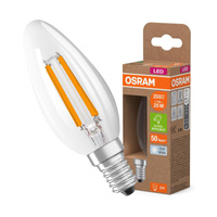 LED-Lampe B35 Kerze E14 1.2W = 25W 255lm 4000K Neutral 330° 213lm/W CLASSIC ENERGY EFFICIENCY Osram