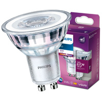 GU10 LED Leuchtmittel 4,9W = 65W 460lm 3000K Warm 36° Strahler PHILIPS