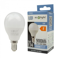 LED-Glühbirne P45 E14 10W 900lm 6500K Cold Ecolight