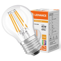 LED Lampen P45 E27 4.2W = 40W 470lm 2700K Warmweiß FILAMENT DIMMABLE LEDVANCE