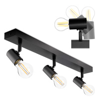 Deckenleuchte SPOT TUBA Reflektor Halogenleuchte 3x E27 GLASA LUMILED