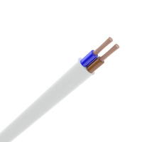 Kabel OMYp 300/300V 2x1mm Weiß 1m ELEKTROKABEL