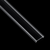 Diffusor-Abdeckung für Aufputzprofil KM38, 1m Transparent LUMILED