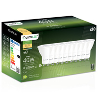 10x LED GU10 Reflektor PAR16 3.4W = 40W 470LM 2700K Warm 38° LUMILED