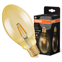 LED Lampen E27 OVAL 4W = 40W 470lm 2400K Warm 300° OSRAM Vintage 1906