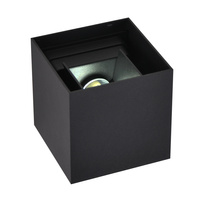 LED-Fassadenwandleuchte Außenleuchte Schwarz G9 Up/Down mit einstellbarem Beleuchtungswinkel KIOTO GOLDLUX (Polux)