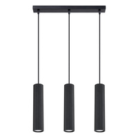 Decke Hängelampe Tuba Spot 3x GU10 Schwarz Carbon Deep Space SL.1575 Sollux