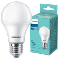 LED Lampen E27 A60 10W = 75W 1055lm 6500K Kalte Milch PHILIPS