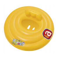 Aufblasbares Schwimmrad Kinderpool Sitz Gelb