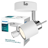 MERANTI GU10 Wandstrahler Beweglich Weiß PHILIPS