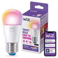 LED-Lampe E27 P45 4.9W = 40W 2200-6500K + RGB SMART WiFi WiZ