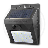 Solar LED-Flutlicht 3W 5500-6000K Kalt IP65 Schwarz Dämmerungssensor