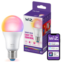LED-Lampe E27 A60 12,5W = 100W 1521lm 2200-6500K RGB + TW Smart SMART WiFi Bluetooth App WiZ