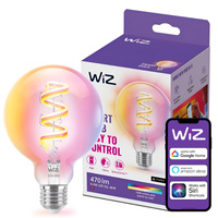 LED-Lampe E27 G95 6.3W = 40W CCT + RGB FILAMENT SMART WiFi WiZ