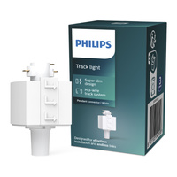 Lampenadapter für LED-Beleuchtungssammelschienen einphasig weiß EasyLink Philips