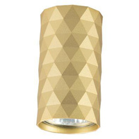 Masterled Aufputz Halogen Tuba Reflektor Spot GU10 Rund Gold Glamour