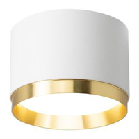 Anbau-Halogen-Tubareflektor-Spot GX53 Rund Weißgold Lumet Masterled