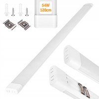 LED-Langfeldleuchte 54W 5820lm 4000K Neutral 120° Weiß Flat Masterled