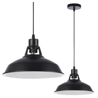 Masterled E27 Schwarz Weiß Felia Hängeleuchte