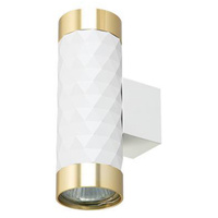 Wandleuchte Spotlight Wandleuchte 2x GU10 Weiß Gold Glamour DUO Masterled