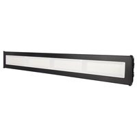 Industrielle lineare LED-Hochregallampe 200W 22000lm 5000 Cold 110° Schwarz IP65 Masterled